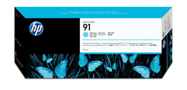 Hp tintenpatrone 91 cyan light c9470a designjet z6100 775ml - Hp-c9470a-0882780987241-02.jpg
