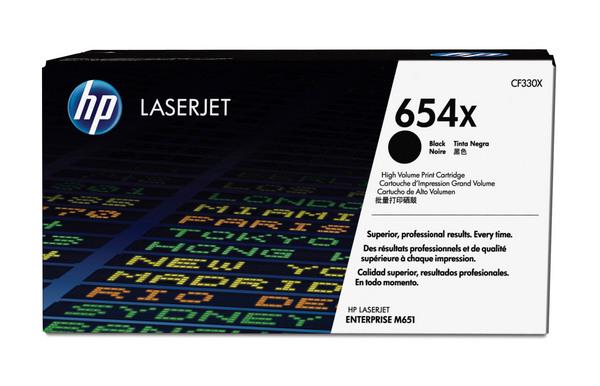 Hp toner-modul 654x schwarz cf330x clj enterprise m651 20'500 s. - Hp-cf330x-0886112501174