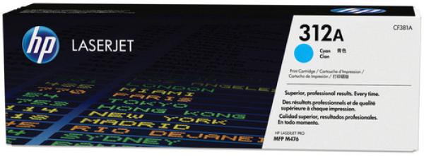 Hp toner-modul 312a cyan cf381a color lj pro m476 2700 s. - Hp-cf381a-0887111367761
