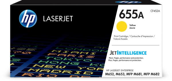Hp toner-modul 655a yellow cf452a clj enterprise m652 10'500 s. - Hp-cf452a-0889894325433