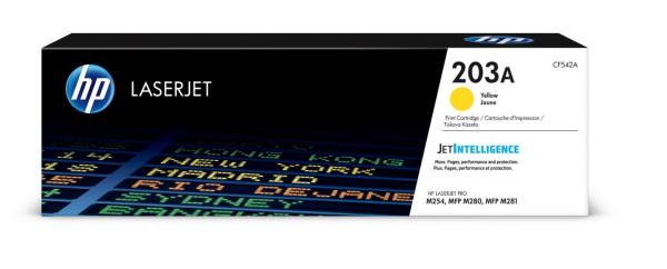 Hp toner-modul 203a yellow cf542a clj pro m254/mfp m280 1300 s. - Hp-cf542a-0190781107101