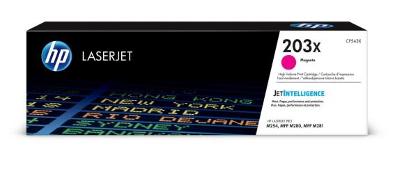 Hp toner-modul 203x magenta cf543x clj pro m254/mfp m280 2500 s. - Hp-cf543x-0190781107156