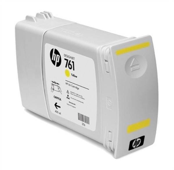 Hp tintenpatrone 761 yellow cm992a designjet t7100 400ml - Hp-cm992a-0885631448267
