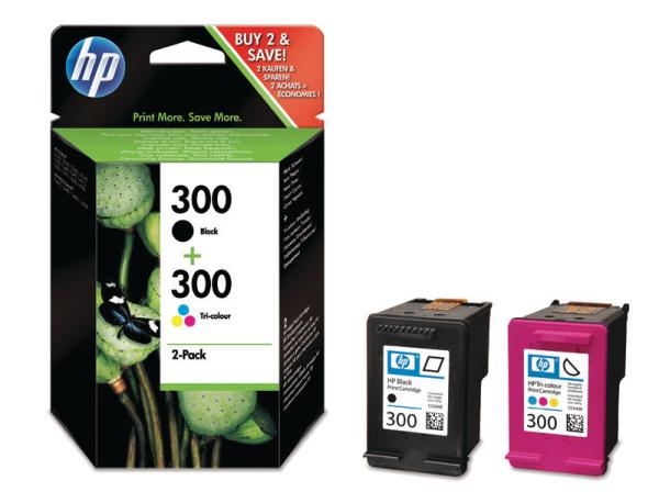Hp combopack 300 bk/color cn637ee deskjet d2560 200/165 seiten - Hp-cn637ee-0884962770160