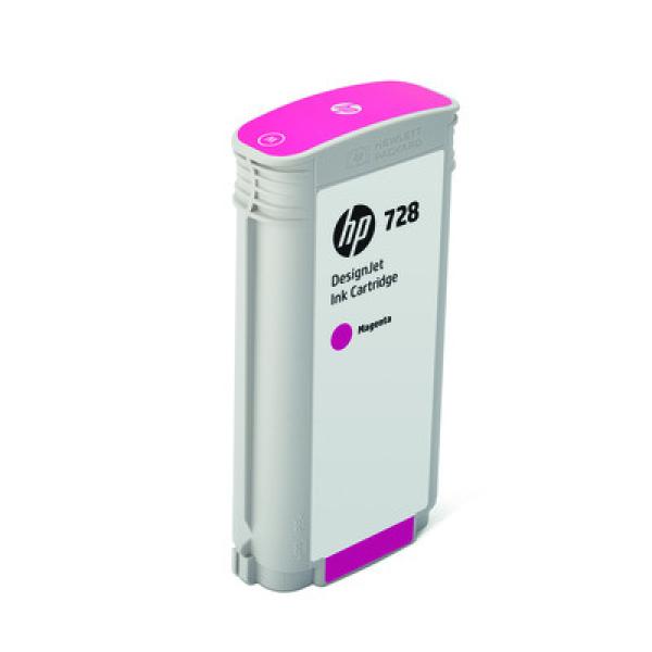 Hp tintenpatrone 728 magenta f9j66a designjet t730/t830 130ml - Hp-f9j66a-0888793397855