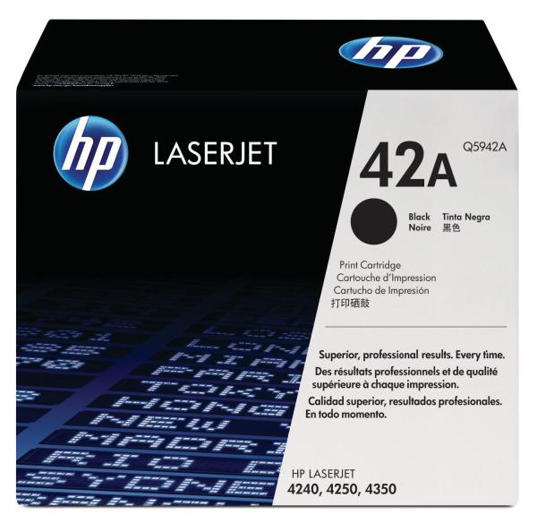 Hp toner-modul 42a schwarz q5942a laserjet 4250/4350 10'000 s. - Hp-q5942a-0829160221755