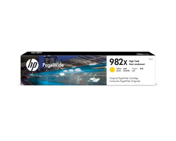 Hp pw-cartridge 982x yellow t0b29a pagewide ent.765 16'000 s. - Hp-t0b29a-0190781050117