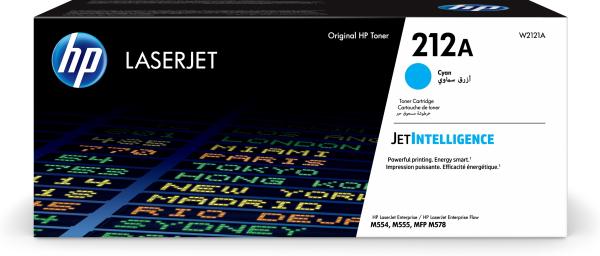 Hp toner-modul 212a cyan w2121a clj ent.m554/mfp m578 4500 s. - Hp-w2121a-0194441428865