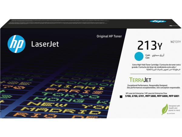 Hp toner-modul 213y cyan w2131y clj ent.5700/mfp5800 12'000 s. - Hp-w2131y-0196337061477