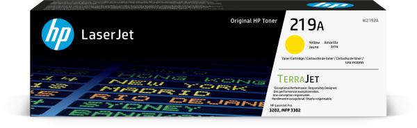 Hp toner-modul 219a yellow w2192a clj pro 3202/mfp 3302 1200 s. - Hp-w2192a-0195161016301