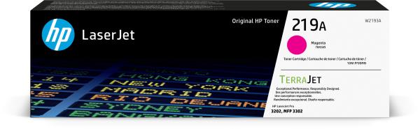 Hp toner-modul 219a magenta w2193a clj pro 3202/mfp 3302 1200 s. - Hp-w2193a-0195161016325