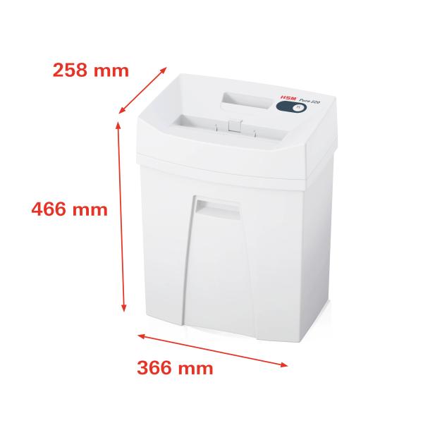 Hsm aktenvernichter pure 220 2323111 p-4, 25lt - Hsm-2323111-4026631053891-02.jpg