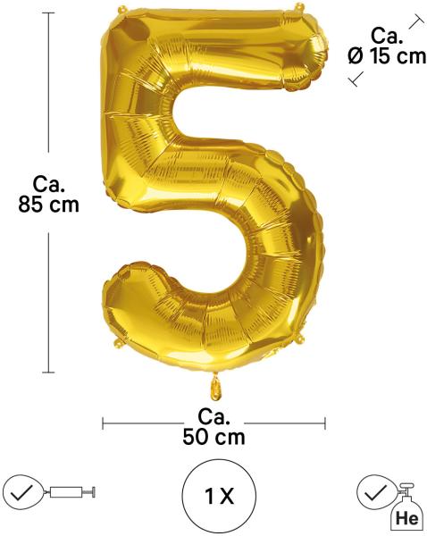 I am creative folienballon zahl 5 85cm 1000-1050 gold - I-am-creative-1000-1050-7611983246762-03.jpg