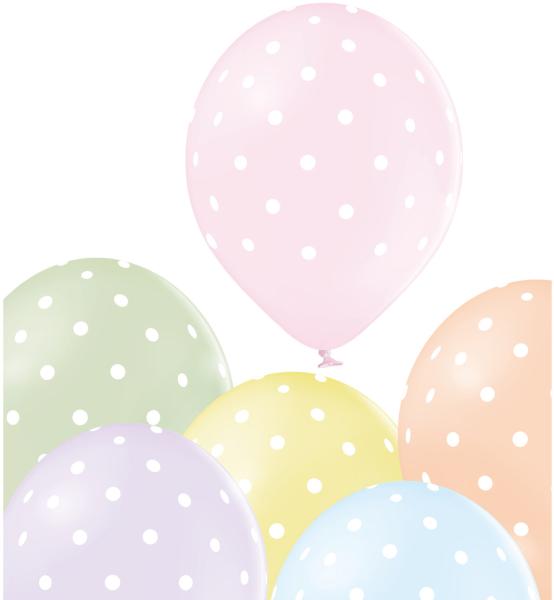I am creative ballons kleine punkte 27cm 1000-1056 pastell 6 stück - I-am-creative-1000-1056-7611983246823-02.jpg