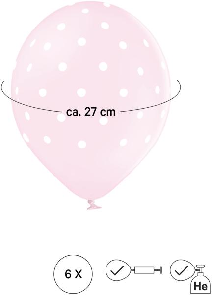 I am creative ballons kleine punkte 27cm 1000-1056 pastell 6 stück - I-am-creative-1000-1056-7611983246823-03.jpg