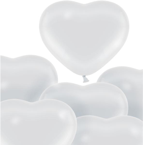 I am creative ballons herz 27cm 1000-1074 weiss 6 stück - I-am-creative-1000-1074-7611983247004-02.jpg