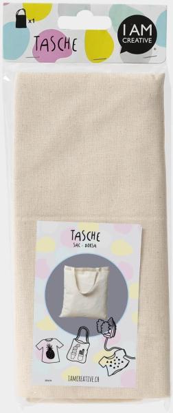 I am creative stofftasche 38x42cm 1212.72 natur, mit kurzhenkel - I-am-creative-1212.72-7611983164219-02.jpg