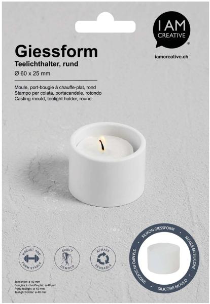 I am creative silikon giessform 1704.18 teelichthalter - I-am-creative-170418-7611983223350
