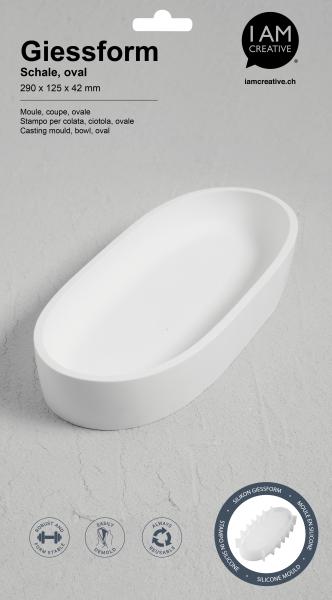 I am creative silikon giessform 1704.22 schale oval - I-am-creative-170422-7611983250516