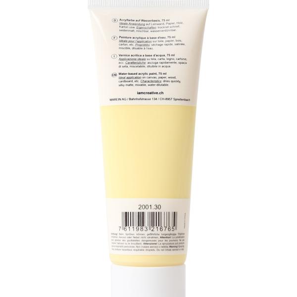 I am creative acrylfarbe 75ml 2001.3 pastellgelb - I-am-creative-2001.3-7611983216765-02.jpg