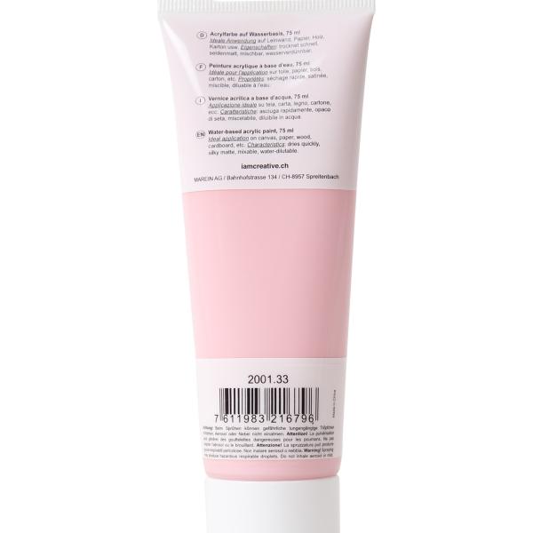 I am creative acrylfarbe 75ml 2001.33 pastellrosa - I-am-creative-2001.33-7611983216796-02.jpg