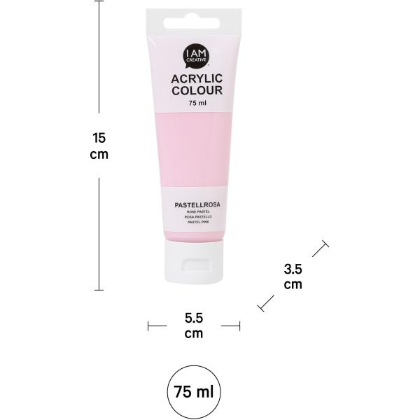 I am creative acrylfarbe 75ml 2001.33 pastellrosa - I-am-creative-2001.33-7611983216796-04.jpg