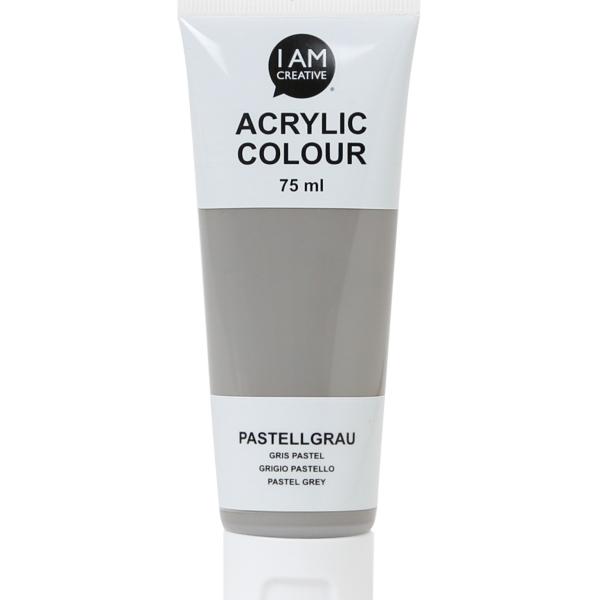 I am creative acrylfarbe 75ml 2001.37 pastellgrau - I-am-creative-200137-7611983216833