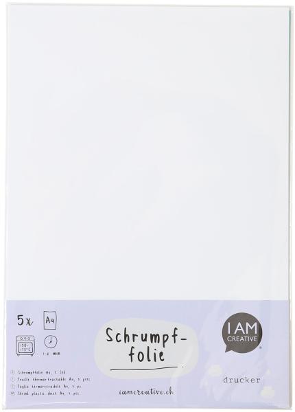 I am creative shrinkfolie a4 4010.5 drucker, 5 blatt - I-am-creative-40105-7611983195275