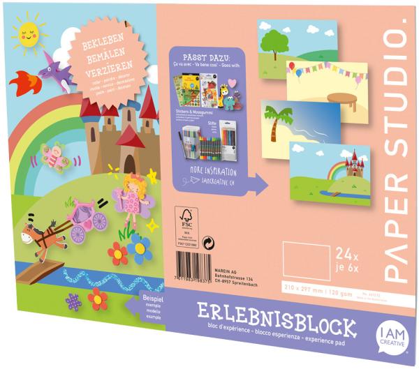 I am creative erlebnisblock mädchen a4 4010.52 24 blatt - I-am-creative-401052-7611983198375