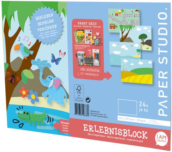 I am creative erlebnisblock junge, a4 4010.53 24 blatt - I-am-creative-401053-7611983198382