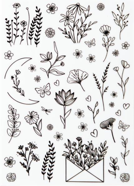 I am creative rub on sticker a5 4010.58 blumen - I-am-creative-4010.58-7611983250448-02.jpg