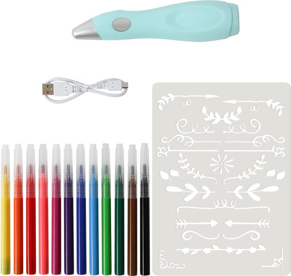 I am creative air brush set 4011.05 15 tlg. inkl. stifte - I-am-creative-4011.05-7611983202478-02.jpg