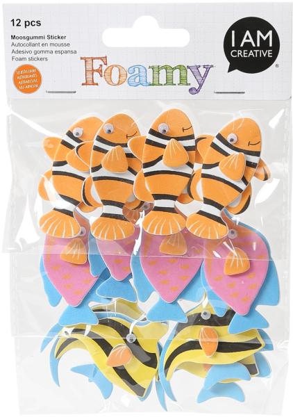 I am creative foamy 4019.52 fisch, 12 stück - I-am-creative-401952-7611983193158