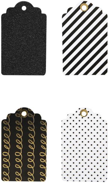 I am creative gift tags 4077.25 ass. schwarz/weiss, 12 stk. - I-am-creative-4077.25-7611983209675-02.jpg