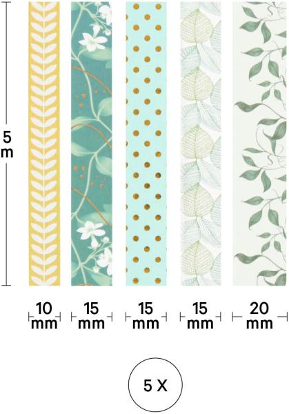 I am creative washi tape 4085.118 set 11, 1-2cmx5m 5 stück - I-am-creative-4085.118-7611983210039-03.jpg
