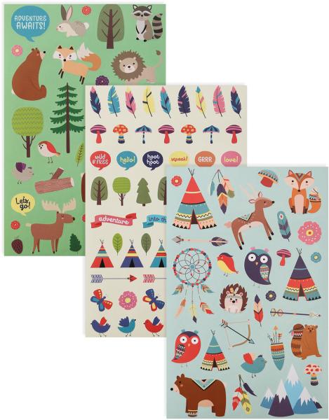 I am creative stickerbook 4087.493 wild & free, 6 blatt - I-am-creative-4087.493-7611983178919-02.jpg