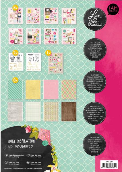 I am creative papier bastelblock 4087.597 love a4 - I-am-creative-4087.597-7611983201501-02.jpg