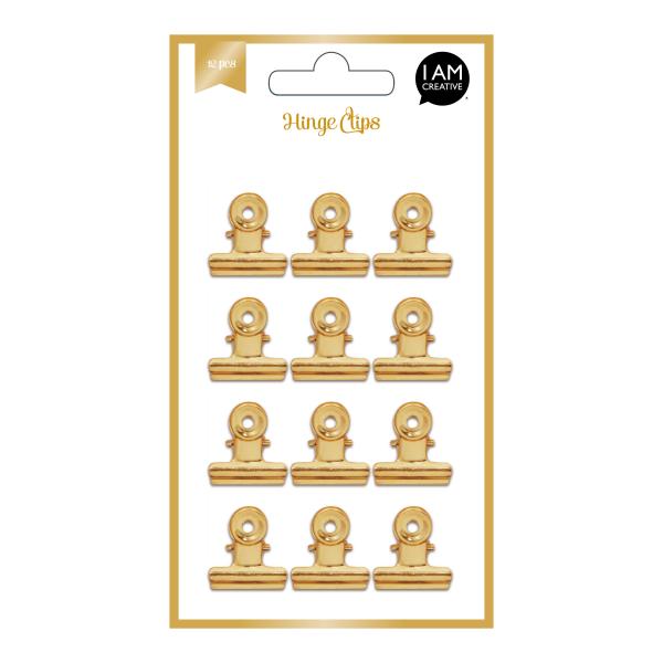 I am creative clips, gold set ii 4087.73 12 stück - I-am-creative-408773-7611983160372