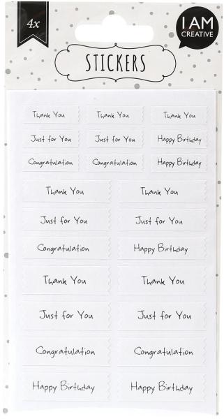 I am creative sticker 4087.76 silber, 4 blatt - I-am-creative-408776-7611983201389