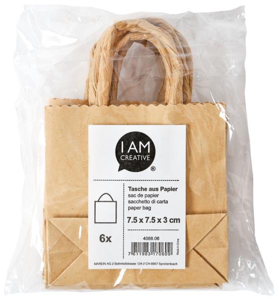 I am creative papiertragetasche 4088.06 7.5x7.5x3cm, 6 stück - I-am-creative-4088.06-7611983170609-02.jpg