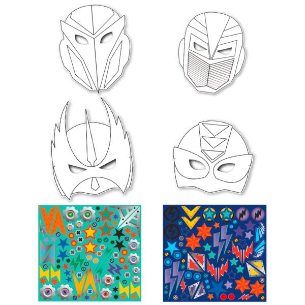 I am creative masken 4220.09 superhelden, 18 tlg. - I-am-creative-4220.09-7611983209101-03.jpg