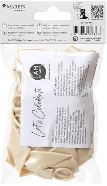 I am creative luftballons,creme,metallic 6010.72 20 stück - I-am-creative-6010.72-7611983208197-02.jpg