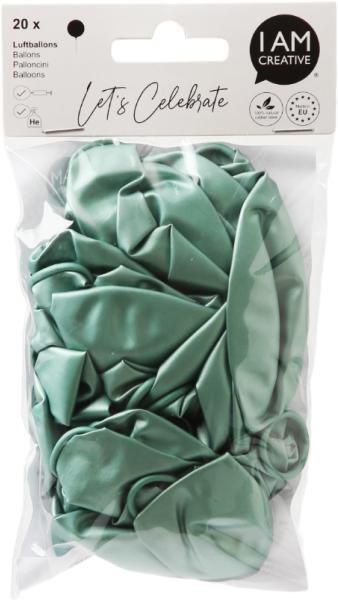 I am creative ballons glossy 27cm 6010.82 grün 20 stück - I-am-creative-601082-7611983248742