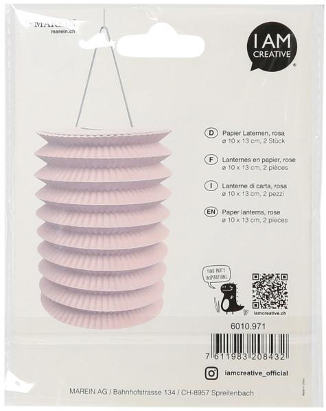 I am creative papier laterne, rosa, 10cm 6010.971 2 stück - I-am-creative-6010.971-7611983208432-02.jpg