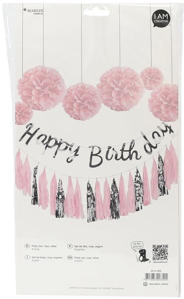 I am creative party set, rosa, silber 6010.982 8 stück - I-am-creative-6010.982-7611983208555-02.jpg