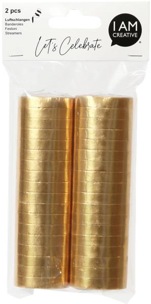 I am creative luftschlange, gold met. 6010.985 2 stück - I-am-creative-6010985-7611983208302