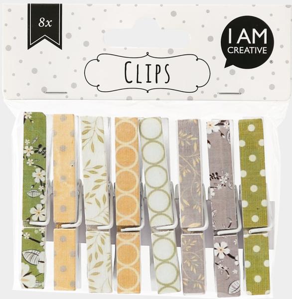 I am creative holzklammern ii 6105.56 7.5cm, 8 stück - I-am-creative-610556-7611983198740