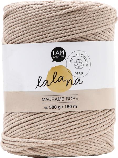 I am creative macrame rope 6203.03 beigee 2mm, 500g - I-am-creative-620303-7640415812183