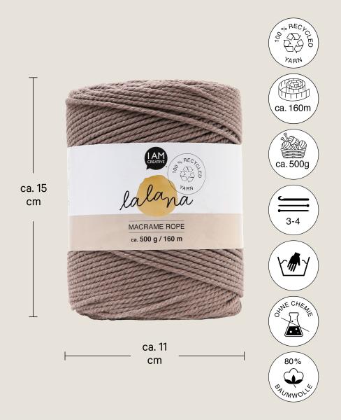 I am creative macrame rope 6203.04 coffee 2mm, 500g - I-am-creative-6203.04-7640415812244-03.jpg