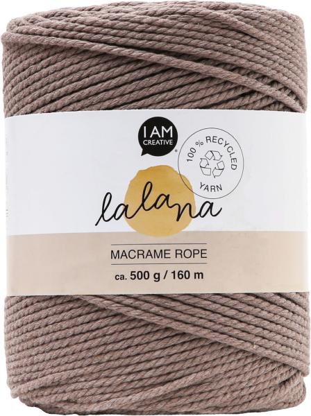 I am creative macrame rope 6203.04 coffee 2mm, 500g - I-am-creative-620304-7640415812244